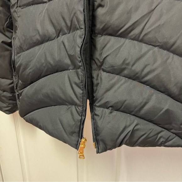 Jones New York Black Puffer Jacket with Faux Fur Hood - Picture 4 of 16